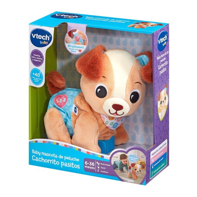 BABY MASCOTA DE PELUCHE CACHORRITO PASITOS