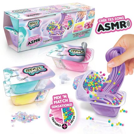Craza sensación. Kit 4 packs slime