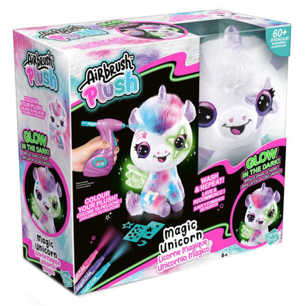 AIRBRUSH PLUSH. GLOW IN THE DARK PLUS