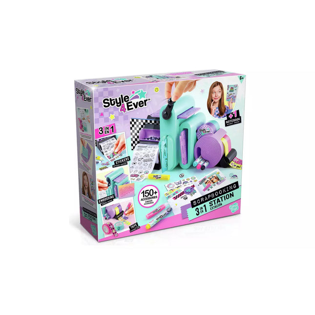 Style 4 ever. Diario/scrapbooking estudio 3 en 1 +150 accesorios