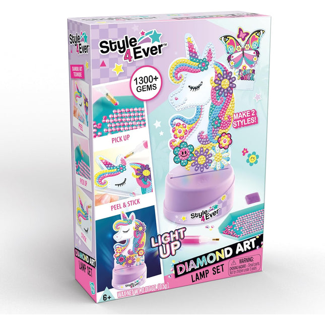 Style 4 ever. Lámpara diamond art