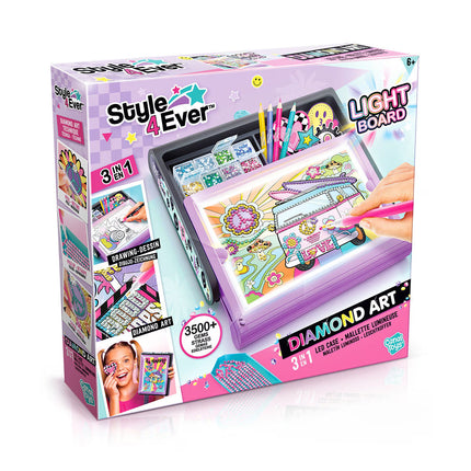 Style 4 Ever. Maletin luminoso diamon Art 3 en 1