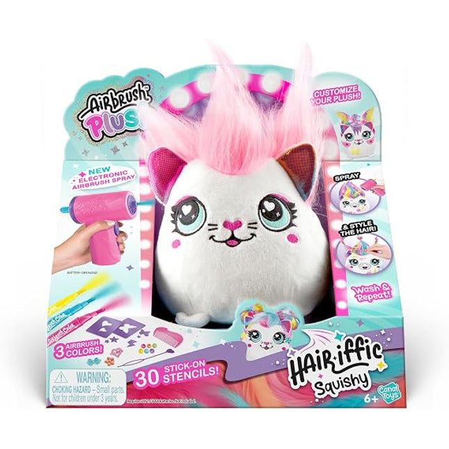 AIRBRUSH PLUSH. HAIR IFFIC SQUISHY