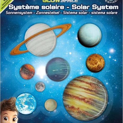 SISTEMA SOLAR QUE BRILLA EN LA OSCURIDAD