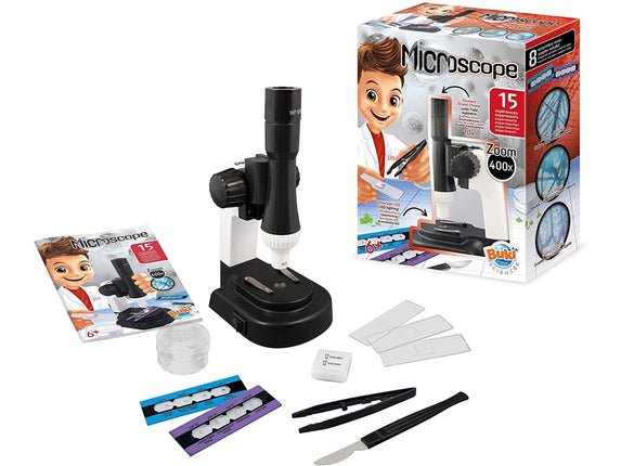 MICROSCOPE WITH 15 EXPERIMENTS