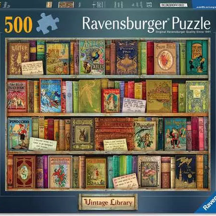 ROMPECABEZA 500PZ LIBRERIA VINTAGE