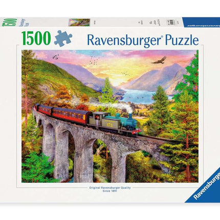 ROMPECABEZA 1500PZ PASEO EN TREN EN OTOÑO