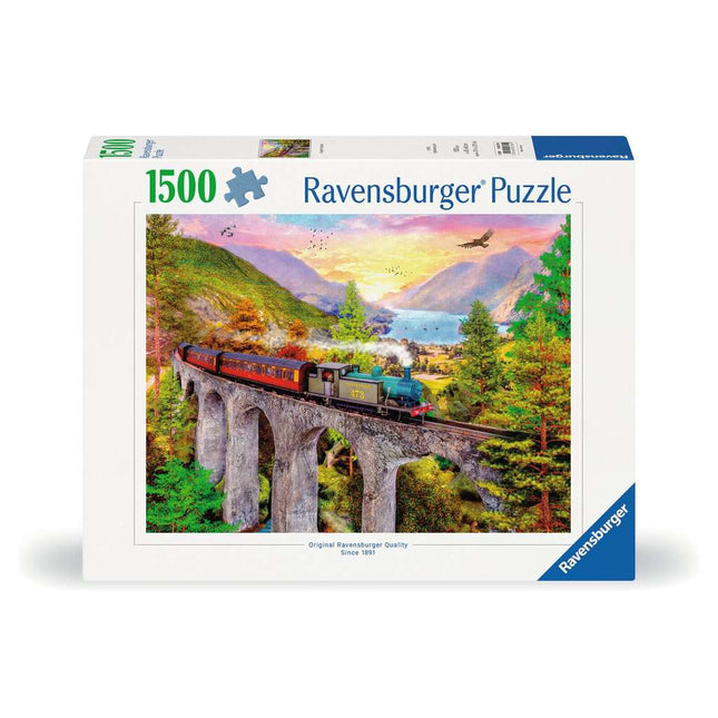 ROMPECABEZA 1500PZ PASEO EN TREN EN OTOÑO