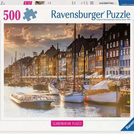ROMPECABEZA 500PZ ATARDECER EN COPENHAGUE