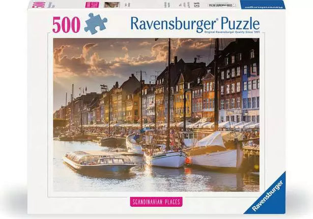 ROMPECABEZA 500PZ ATARDECER EN COPENHAGUE
