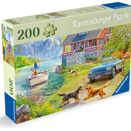ROMPECABEZA 200PZ CASA DEL LAGO DE VERANO