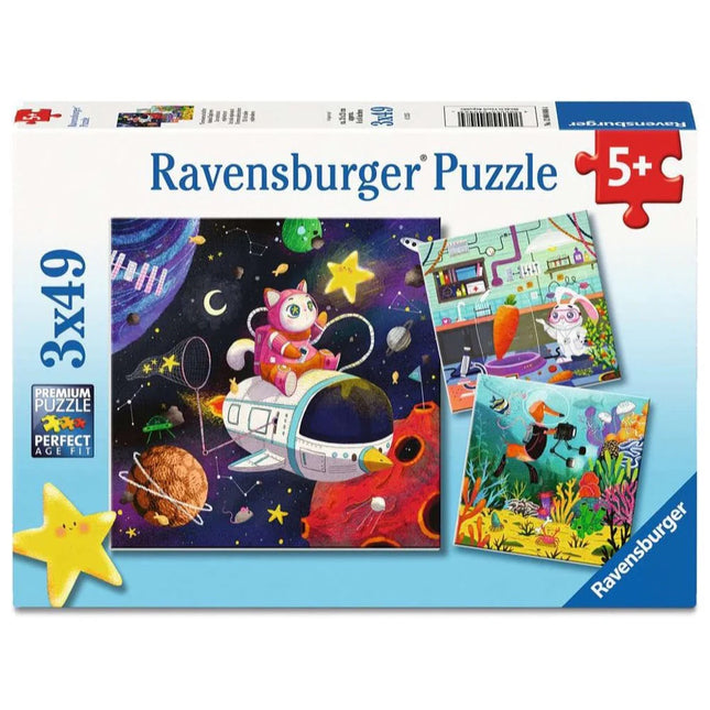 ROMPECABEZA 32X49PZ NIÑOS EN PROFESIONES CIEN