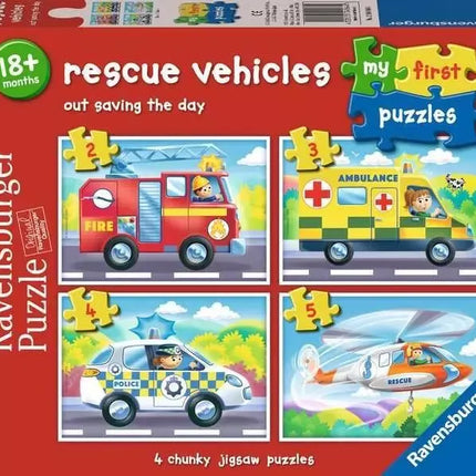 ROMPECABEZA 2-3-4-5PZ VEHICULOS DE RESCATE