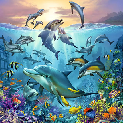 ROMPECABEZA 3X49PZ FAUNA DEL OCEANO
