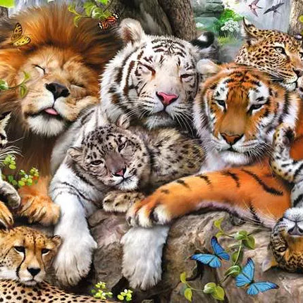 ROMPECABEZA 200PZ SIESTA DE FELINOS