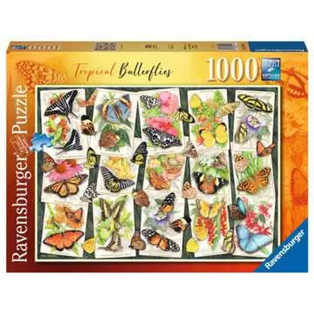 Rompecabeza. 1000Pz Mariposas tropical