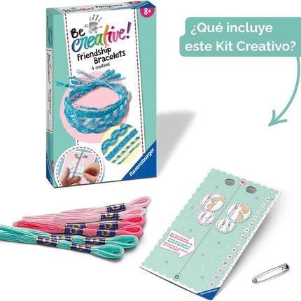 BE CREATIVE MINI. PULSERAS DE AMISTAD
