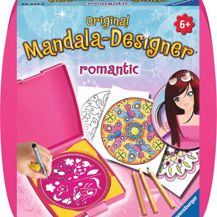 JUEGO DE MESA. MINI MANDALA DISEÑO ROMANTICO
