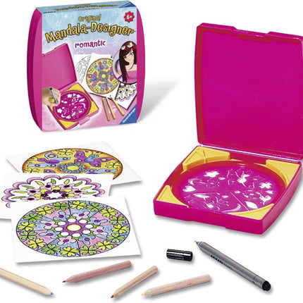 JUEGO DE MESA. MINI MANDALA DISEÑO ROMANTICO
