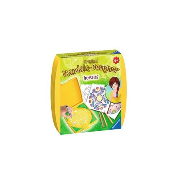 JUEGO DE MESA. MINI MANDALA DISEÑO DE CABALLO S