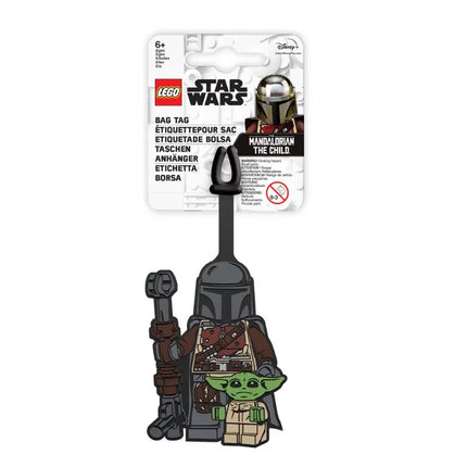 BACKPACK TAG. STAR WARS MANDALORIAN/GROGU