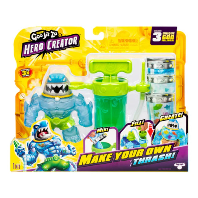 Goo Jit Zu. Meteor madness glow set creador S
