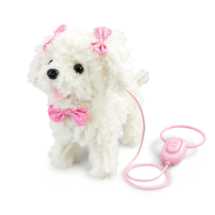 Pitter Patter Pets. Poodle camina y ladra