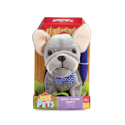 Pitter Patter Pets. French bulldog camina y ladra