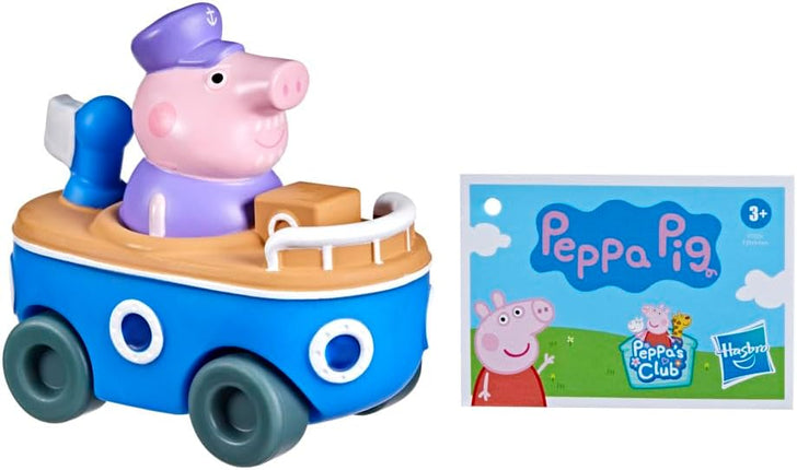Peppa Pig. Mini vehículo suave barco azul