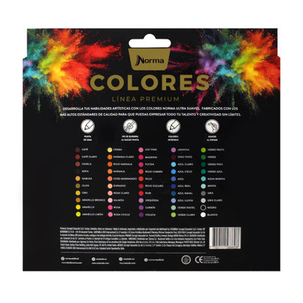 COLORES. NORMA PREMIUM 50COL