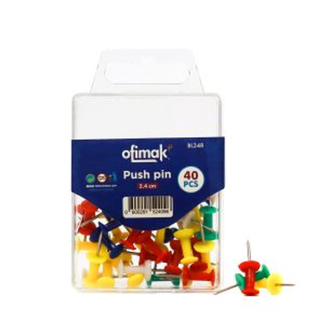 CHINCHES. PUSH PIN COLORES BLISTER