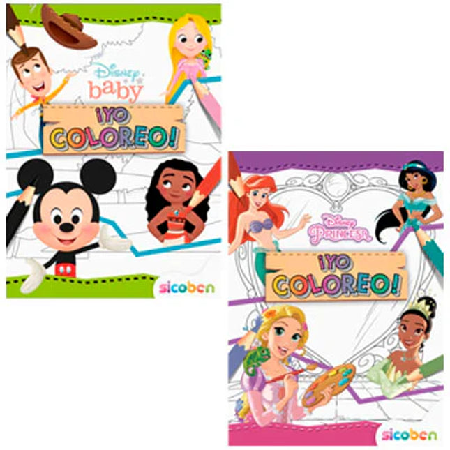 ¡Yo coloreo! Disney princesa/Disney babi