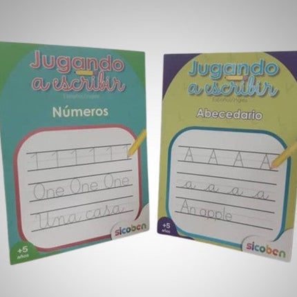 Jugando a escribir abecedario/números