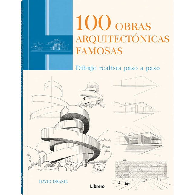 100 obras arquitectónicas famosas. Dibujo rea lista paso a paso