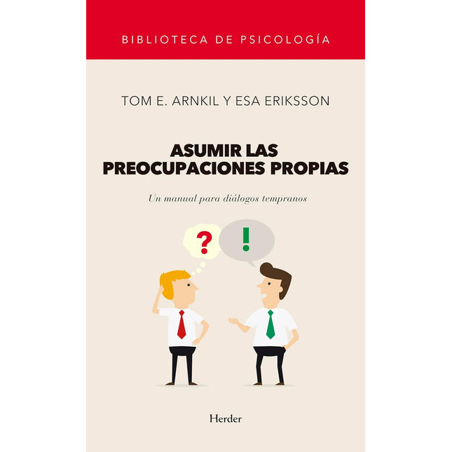 Asumir las preocupaciones propias. Un manual para diálogos tempranos