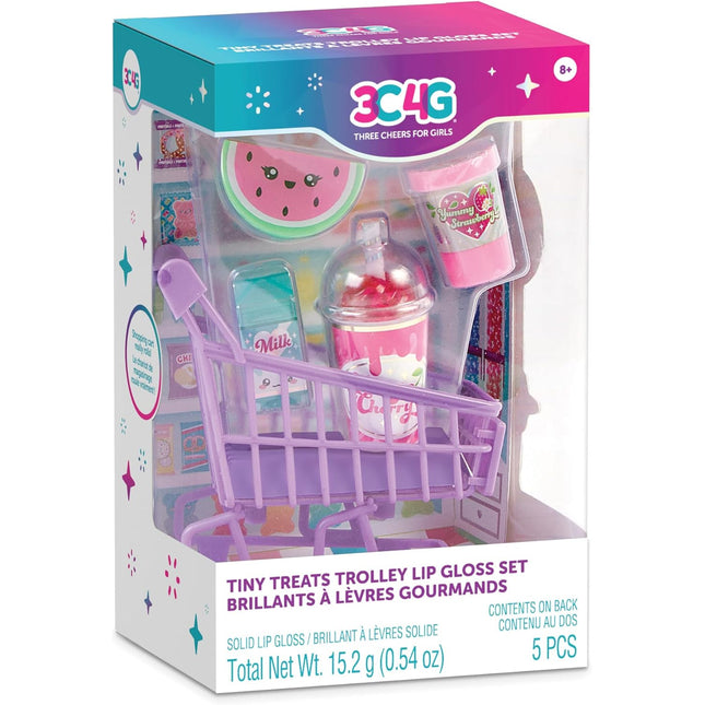 SET DE BRILLO LABIAL TINY TREATS TROLLEY