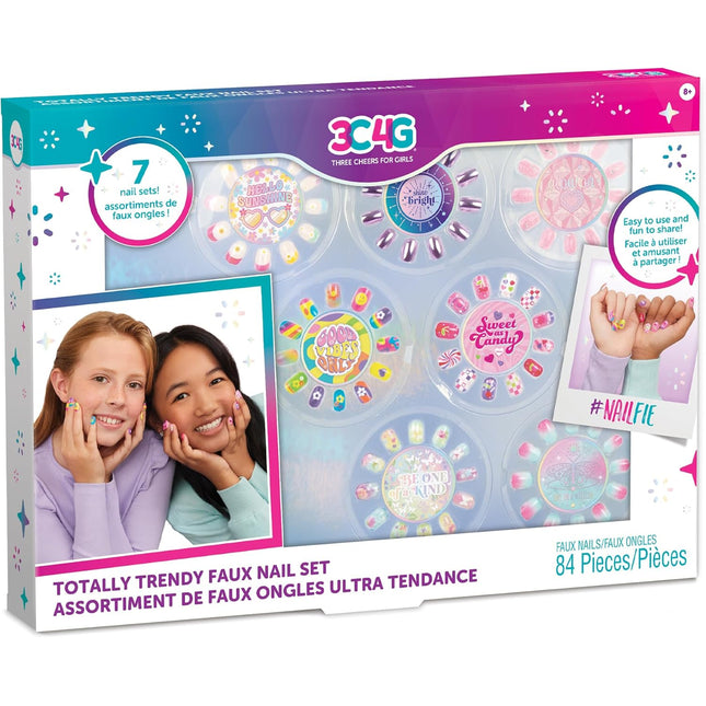 JUEGO DE UÑAS POSTIZAS TOTALMENTE DE MODA