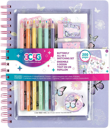 Set mariposas todo en 1 (hojas en blanco)