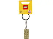 LLAVERO. LOGO LEGO DORADO
