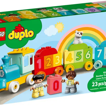 Duplo. Number train-learn to count