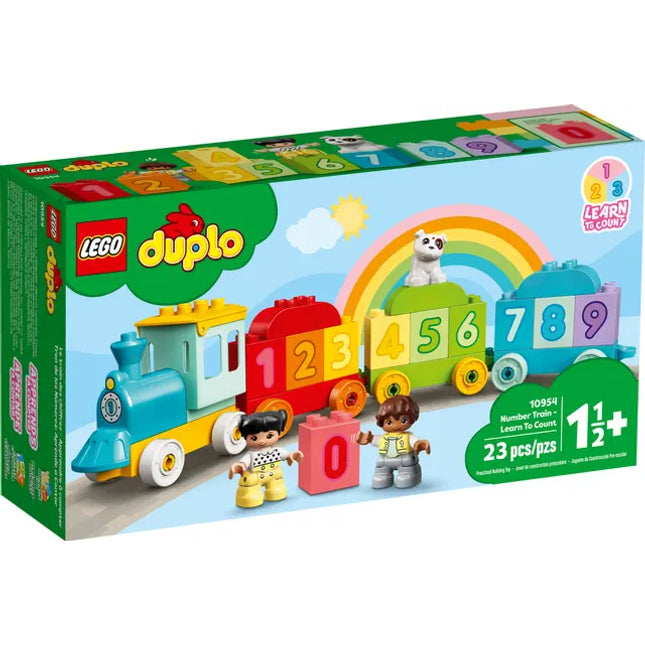 Duplo. Number train-learn to count