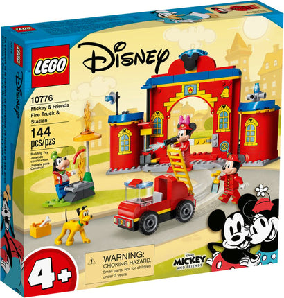 DISNEY. MICKEY & FRIENDS FIRE TRUCK & STATION