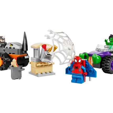 Spidey. Hulk Vs Thino Truck Showdown