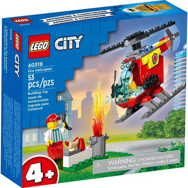 City. Fire helicopter