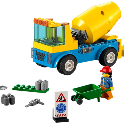 CITY. CEMENT MIXER TRUCK