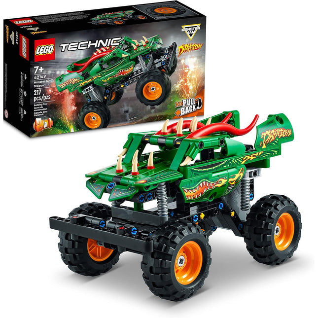 TECHNIC. Monster Jam dragon Pull-Back