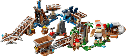 SUPER MARIO. DIDDY KONG'S MINE CART RIDE