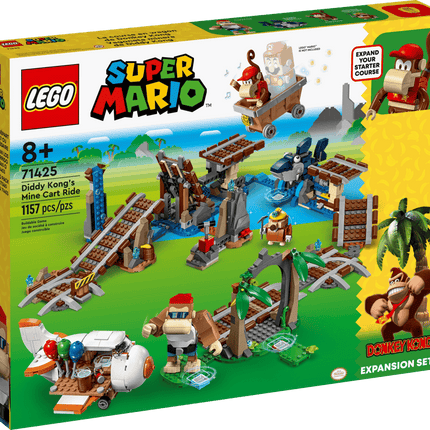 SUPER MARIO. DIDDY KONG'S MINE CART RIDE