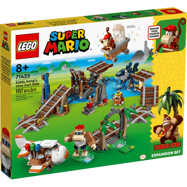SUPER MARIO. DIDDY KONG'S MINE CART RIDE
