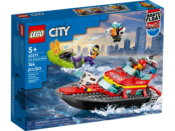 City. Fire rescue boat